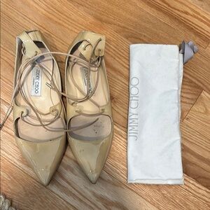 Jimmy Choo Vita Lace up Flat
